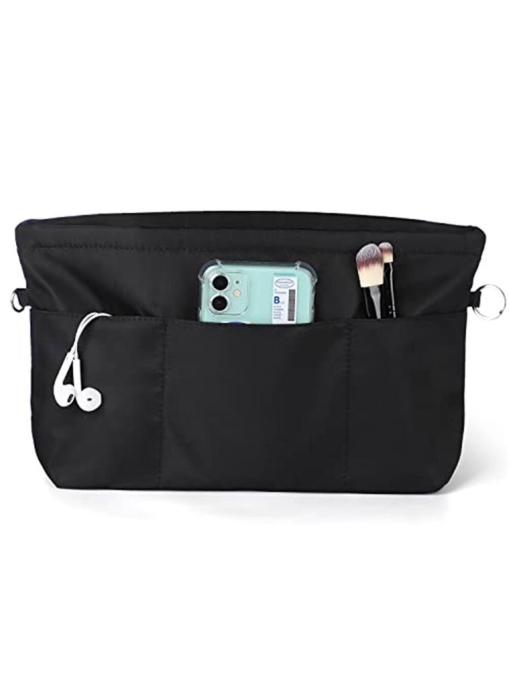 Medium Nylon Handbag Organizer Insert Purse Tote Shaper in Bag
